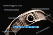 Richard Mille RM19-02 Tourbillon Fleur 9015 Auto Steel Case with Black Dial and Black Rubber Strap