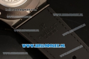 Hublot Classic Fusion 9015 Auto PVD Case with White Dial and Black Leather Strap