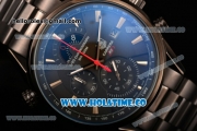 Tag Heuer Grand Carrera RS3 Chrono Miyota Quartz Full PVD with Black Dial and Stick Markers