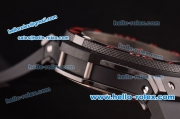 Hublot Big Bang King 1:1 Original Swiss Valjoux 7750 Automatic Movement PVD Case with Black Dial and Red Stick Hour Markers