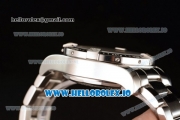 Breitling Super Avenger II 7705 Automatic Steel Case with Black Dial Arabic Numeral Markers and Steel Bracelet (GF)