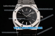 Audemars Piguet Royal Oak Clone AP Calibre 3120 Automatic Stainless Steel Case/Bracelet with Black Dial and Stick Markers (BP)