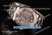 Rolex Yacht-Master 40 Swiss ETA 2836 Automatic Stainless Steel Case/Bracelet with Grey Dial and Dot Markers