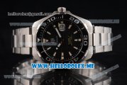 Tag Heuer Aquaracer Calibre 5 Swiss ETA 2824 Automatic Stainless Steel Case/Bracelet with Black Dial and Stick Markers