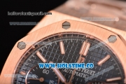 Audemars Piguet Royal Oak Chrono 41MM Swiss Valjoux 7750 Automatic Full Rose Gold with Blue Dial and Stick Markers (EF)