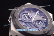 Hublot King Power Chronograph Swiss Valjoux 7750 Automatic Steel Case with PVD Bezel and Black Dial