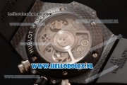 Hublot Big Bang Unico Chrono Swiss Valjoux 7750 Automatic PVD Case with Skeleton Dial and PVD Bezel Black Rubber Strap - 1:1 Original