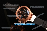 U-Boat Classico Italo Fontana Chrono Miyota Quartz Rose Gold Case with Black Dial and Arabic Numeral Markers