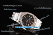 Audemars Piguet Royal Oak Best Edition Citizen 9015 Automatic Full Steel with Stick Markers and Black Dial (Z)