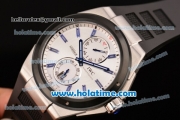 IWC Ingenieur Asia ST Automatic Steel Case with Black Rubber Strap PVD Bezel and White Dial