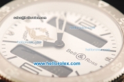 Bell & Ross Aviation BR 03 Original Quartz Movement Steel Case with White Dial and Black Rubber Strap-1:1 Original