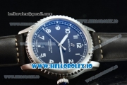 Breitling Navitimer 8 Swiss ETA 2824 Automatic Steel Case Black Dial With Arabic Numeral Markers Black Leather Strap(ZF)