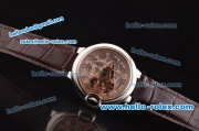 Cartier Ballon Bleu Asia 3836 Automatic Steel Case with Skeleton Dial and Black Roman Numeral Markers