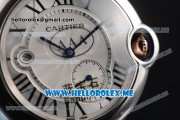 Cartier Ballon Bleu De Large Asia 2813 Automatic Two Tone Case/Bracelet with Silver Dial and Roman Numeral Markers