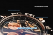 Breitling Chronomat B01 Swiss Valjoux 7750 Automatic Movement Full Steel with Black Dial and Three RG Subdials