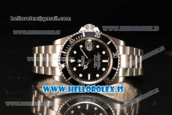 Rolex Submariner Steel Case With 2813 Automatic Movement Black Dial With Black Bezel