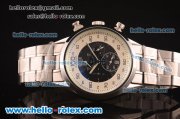 Tag Heuer Mikrograph Chronograph Quartz Full Steel with Black/White Dial