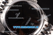 Omega De Ville Tresor Master Co-Axial Swiss ETA 2824 Automatic Steel Case with Black Dial and Stick Markers