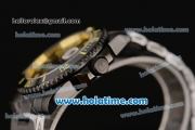 Rolex Submariner Asia 2813 Automatic PVD Case with Yellow Markers and Carbon Fiber Dial
