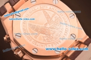 Audemars Piguet City of Sails Chronograph Swiss Valjoux 7750 Movement Rose Gold Case with White Dial