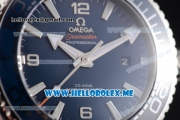 Omega Seamaster Planet Ocean 600M Clone Omega 8900 Automatic Stainless Steel Case/Bracelet with Blue Dial and Blue PVD Bezel (BP)