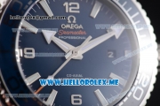 Omega Seamaster Planet Ocean 600M Clone Omega 8900 Automatic Stainless Steel Case/Bracelet with Blue Dial and Blue PVD Bezel (BP)