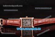 Patek Philippe Gondolo Miyota 1L45 Quartz Rose Gold Case with White Dial and Arabic Numeral Markers