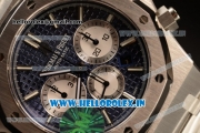 Audemars Piguet Royal Oak Chronograph Swiss Valjoux 7750 Automatic Steel Case Blue Dial Stick Markers With Steel Bezel Steel Bracelet (JH)