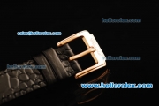 Chopard Happy Sport Swiss Quartz Movement Rose Gold Case with Diamond Bezel and MOP Dial