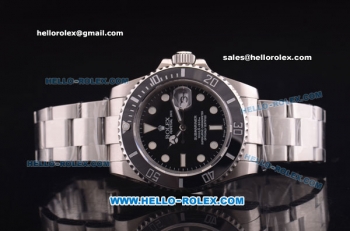 Rolex Submariner Super Clone Rolex Super 3135 Full Steel with Black Ceramic Bezel and Black Dial