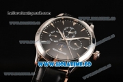 Jaeger-LECoultre Master Perpetual Calendar Asia Automatic Steel Case with Black Dial and Stick Markers