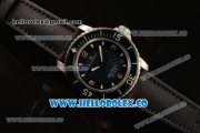 Blancpain Fifty Fathoms Automatic Swiss ETA 2836 Automatic Steel Case with White Stick Markers and Black Nylon Strap