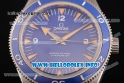 Omega Seamaster 300 Master Co-Axial Clone Omega 8500 Automatic Full Steel with Blue Dial and Stick Markers