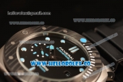 Panerai Luminor Submersible Fake Carbon Bezel With Steel Case Automatic Rubber Strap Black Dial PAM00799