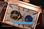 Patek Philippe Gondolo Asia Manual Winding Rose Gold Case with Silver Dial and Stick Markers