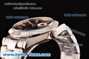 Rolex Datejust II Asia 2813 Automatic Full Steel with Brown Dial and White Stick Markers - ETA Coating Super LumiNova