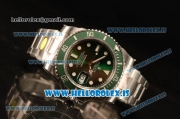 Rolex Submariner 904L Steel Model ETA2836 Auto 1:1 Clone Green Ceramic Bezel 116610LV