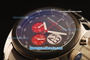 Porsche Design Limted Edition Chronograph Miyota Quartz Steel Case with PVD Bezel and Black Dial - Two Tone Strap