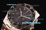 Tag Heuer Aquaracer Swiss Valjoux 7750 Automatic Full Steel with Grey Dial and SS Strap- 1:1 Original