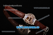 Cartier Ballon Bleu De Tourbillon Asia Automatic Steel Case with Brown Dial and Roman Numeral Markers