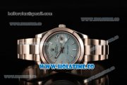 Rolex Day-Date II Asia 2813 Automatic Full Steel with Blue Dial and White Stick Markers
