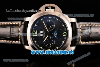 Panerai PAM 597 Luminor Vintage Moon Phase Asia Automatic Steel Case with Black Dial and Dot Markers