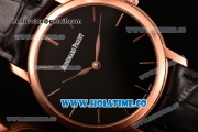 Audemars Piguet Jules Audemars Miyota 9015 Automatic Rose Gold Case with Black Dial and Stick Markers