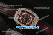 Hublot MP-06 Senna Chrono Miyota OS20 Quartz Steel Case with Skeleton Dial and Red Stick Markers