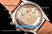 Breitling Chronomat Evolution Swiss Valjoux 7750 Automatic Steel Case with White Dial and Silver Stick Markers (BP)