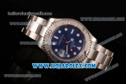 Rolex Yacht-Master 40 Swiss ETA 2836 Automatic Steel Case/Bracelet with Blue Dial and Luminous Dot Markers (BP)