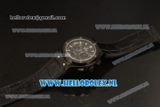 Hublot Classic Fusion Chronograph 7750 Auto PVD Case PVD Bezel with Black Dial and Black Leather Strap