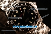 Omega Seamaster 300M Swiss ETA 2824 Automatic Steel Case With Black Dial And Ceramic Bezel