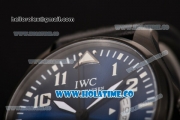 IWC Pilot's Mark XVII Swiss ETA 2824 Automatic PVD Case with Blue Dial and White Arabic Numeral Markers