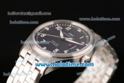 IWC Pilot Mark XVII Swiss ETA 2892 Automatic Steel Case/Strap with Black Dial and White Markers - 1:1 Original